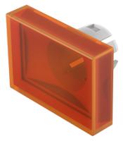 51-9033 EAO Orange Rectangular Push Button Lens for Use with Push Button