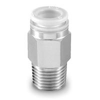 kpqh08-00 SMC KP Series Straight Fitting, 8 mm to 8 mm, Tube-to-Tube Connection Style, KPQH08-00