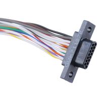 mwdl15p-6e5-18b Glenair MWDL 15 Way D-sub Connector Plug