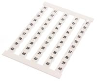 0133360031 Weidmuller, DEK Terminal Marker for use with  for use with Terminal Blocks