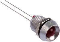 dx1091rd Bulgin Red Panel Mount Indicator, 2V dc, 8mm Mounting Hole Size, Lead Wires Termination