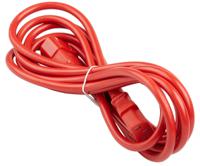 123-0938 RS PRO Straight IEC C13 Socket to Straight IEC C14 Plug Power Cord, 3m