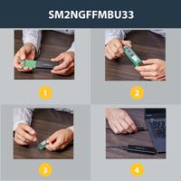 sm2ngffmbu33 StarTech.com M.2 SATA Hard Drive Enclosure, USB 3.0