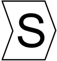 901-10278 HellermannTyton Helagrip Slide On Cable Markers, Black on White, Pre-printed "S", 1 → 3mm Cable,