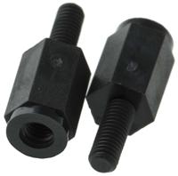 htsn-m3-10-6-2 Essentra Standoff, M3 Thread, 10mm Body, Nylon, Male/Female
