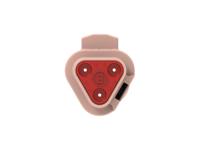 dt04-3p-te09 TE Connectivity, DT04-3P Automotive Connector Plug Brown Cable 3 Way, Cable Termination DT04-3P-TE09