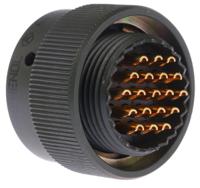 62gb-56t14-19pn Amphenol Limited, 62GB 19 Way Cable Mount MIL Spec Circular Connector PlugOlive, Pin Contacts,Shell Size 14, Bayonet