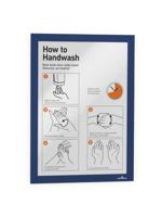 4872-07 Durable Blue A4 Smooth and rigid Information Frame, 323mm Height, 236mm Width