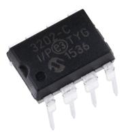 mcp3202-cip Microchip, Dual 12-bit- ADC 100ksps, 8-Pin PDIP
