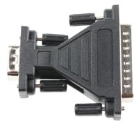 218-251 RS PRO D-sub Adapter Male 9 Way D-Sub to Male 25 Way D-Sub