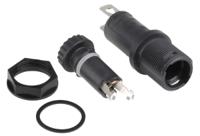 31010125 Schurter 16A Panel Mount Fuse Holder for 5 x 20mm Fuse, 1P, 250V ac
