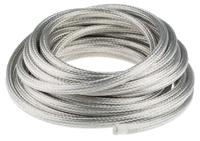 ray-101-12510ck0610 TE Connectivity Expandable Braided Copper Silver Cable Sleeve, 12.5mm Diameter, 10m Length, RayBraid Series
