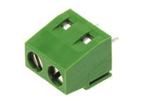 282836-2 TE Connectivity Buchanan Series PCB Terminal Block, 2-Contact, 5mm Pitch, Through Hole Mount, 1-Row, Screw Termination