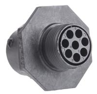 uts7128p Souriau Sunbank by Eaton Circular Connector, 8 Contacts, Panel, Standard Connector, Plug, Male, IP68, IP69K, UTS Series