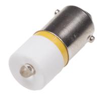 209-456 RS PRO Yellow LED Indicator Lamp, 12V ac/dc, BA9s Base, 10mm Diameter, 630mcd