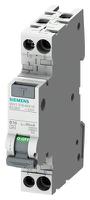 5sv1316-6kk06 Siemens RCBO, 6A Current Rating, 1P+N Poles, 30mA Trip Sensitivity, Type B, SENTRON Range