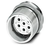 1619877 Phoenix Contact Circular Connector, 6 Contacts, Bulkhead Mount, M23 Connector, Socket, Female, IP67, CA Series