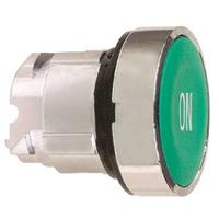 zb4ba341 Schneider Electric Harmony XB4 Series Green Spring Return Push Button Head, 22mm Cutout, IP66, IP67, IP69K