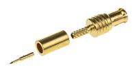 r113081000w Radiall, Plug Cable Mount MCX Connector, 50Ω, Crimp Termination, Straight Body