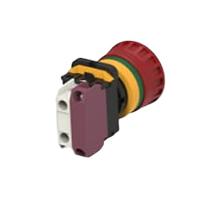 pbes22l01hr TE Connectivity PBES22 Series Illuminated Emergency Stop Push Button, Panel Mount, 22.3mm Cutout, 1NC, IP20, IP65