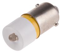 210-787 RS PRO Yellow LED Indicator Lamp, 48V ac/dc, BA9s Base, 10mm Diameter, 360mcd