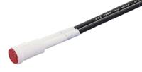 l295000nag Arcolectric (Bulgin) Ltd 2950 Series Red Neon Panel Mount Indicator, 110V ac, 8mm Mounting Hole Size, Lead Wires