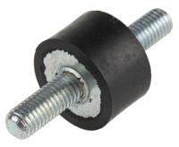 162-3234 RS PRO M8 Anti Vibration Mount, Male to Male Bobbin with 63.5kg Compression Load