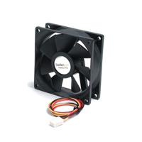 fan8x25tx3l StarTech.com Axial Fan, 12 V dc, dc Operation, 26.6cfm, 80mA Max, 3.1 x 3.1 x 1in