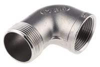 499-3350 RS PRO Stainless Steel Pipe Fitting, 90° Circular Elbow, Female G 1-1/4in x Male R 1-1/4in