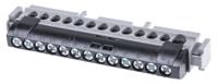 0-048-54 Legrand Distribution Block, 13 Way, 1.5 → 16 mm², 6 → 25 mm², 100A, 400 V ac, Black