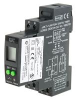v0ddts1 GIC DIN Rail Mount Timer Relay, 24 → 240V ac/dc, 1-Contact, 0.1 s → 999h, SPDT