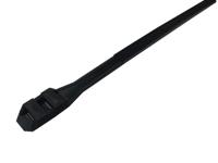 224-3177 RS PRO Cable Tie, 265mm x 9 mm, Black Nylon, Pk-100