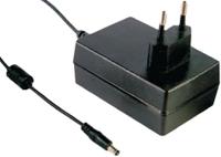 gsm18e24-p1j MEAN WELL 18W Plug-In AC/DC Adapter 24V dc Output, 750mA Output