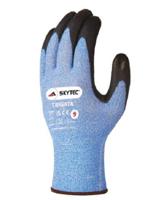sky90 Skytec TRIGATATM Blue Fibreglass, Nylon Cut Resistant Gloves, Size 11, Polyurethane Coating