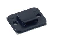 151-11310-ty3g1s-pa66w-bk HellermannTyton Self Adhesive Black Cable Tie Mount 14 mm x 20mm, 4mm Max. Cable Tie Width