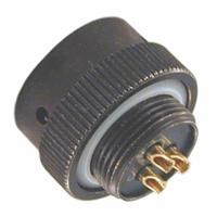 85106ec123s50 Souriau Sunbank by Eaton, 851, Copper Alloy 3 Way Cable Mount MIL Spec Circular Connector ReceptacleGreen, Pin