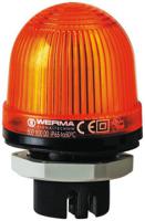 80130068 Werma EM 801 Series Yellow Steady Beacon, 230 V ac, Panel Mount, LED Bulb