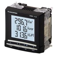 48250402 Socomec 1, 3 Phase Backlit LCD Energy Meter
