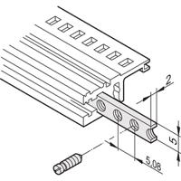 34561-484 nVent SCHROFF Threaded Insert, 431mm Depth, 84HP