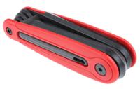 86hje7a Facom 7 piece Folding Hex Key Set, 2.5 - 3 - 4 - 5 - 6 - 8 - 10mm