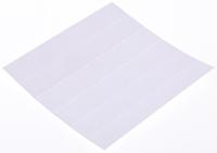 107761 Raaco Drawer Labels, 10mm x 64mm x 1mm, White