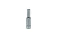 m140605-c Teng Tools 1/4 in Drive 5mm Deep Socket, 6 point, 49.5 mm Overall Length
