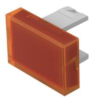 01-9013 EAO Orange Rectangular Push Button Lens for Use with Push Button