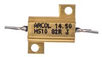 hs10-82r-j Arcol, 82Ω 10W Wire Wound Chassis Mount Resistor HS10 82R J ±5%