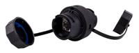 i4tcoupl6aip68 AXINDUS I4TCOUP Series Female/Female RJ45 Field Coupler, Tool-less Cable Mounting, Cat6EA Straight