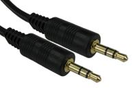 251-3210 RS PRO Male 3.5mm Stereo Jack to Male 3.5mm Stereo Jack Aux Cable, 2m