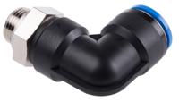 qsl-g38-16 Festo QS Series Elbow Threaded Adaptor, G 3/8 Male to Push In 16 mm, Threaded-to-Tube Connection Style, 186348