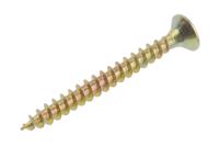 263-1864 RS PRO Pozidriv Countersunk Steel Wood Screw, Yellow Passivated, Zinc Plated, 4mm Thread, 40mm Length