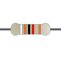 mfr50sfte52-91k Yageo 91kΩ Metal Film Fixed Resistor 0.5W ±1% MFR50SFTE52-91K