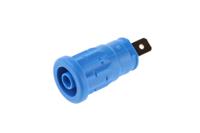 972361102 Hirschmann Test & Measurement Blue Female Banana Socket, 4 mm Connector, 24A, 1000V ac/dc, Gold Plating